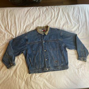 Tommy Hilfiger Vintage 90s  Men's Denim Trucker Jean Jacket sz X-Large